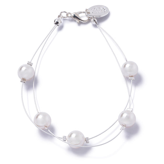 Floating Pearls Bracelet