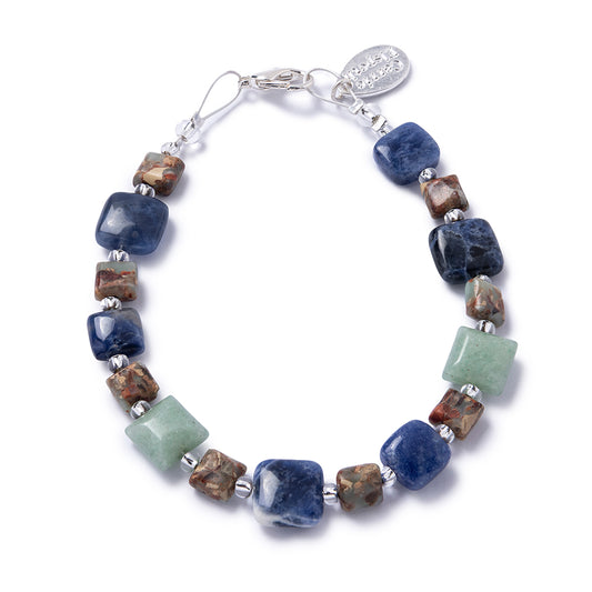 Geo Gemstones Bracelet