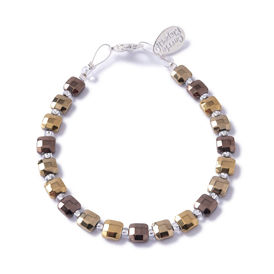Cubic Haematite Bracelet