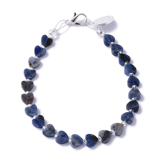 Gemstone Hearts Bracelet