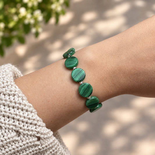 Emerald Strata Bracelet