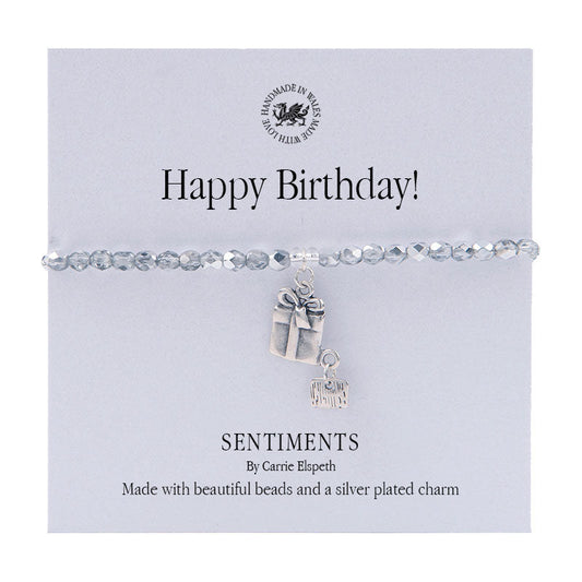 Happy Birthday Sentiment Bracelet
