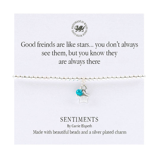 Good Friends Sentiment Bracelet