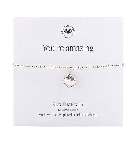 You're amazing Sentiment Bracelet