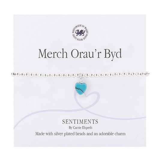 Merch Orau'r Byd Sentiment Bracelet
