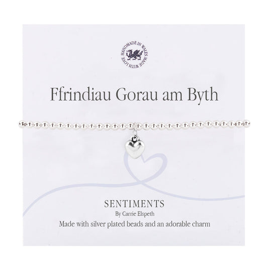 Ffrindiau Gorau Am Byth Sentiment Bracelet