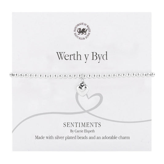 Werth y Byd Sentiment Bracelet