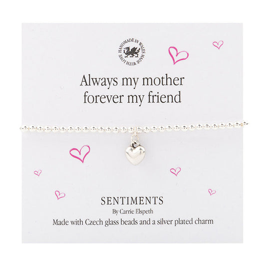 Always my Mother Sentiment Bracelet