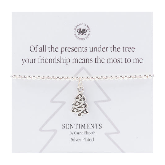 Of All The Presents Under The Tree Sentiment Bracelet