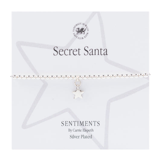 Secret Santa Sentiment Bracelet