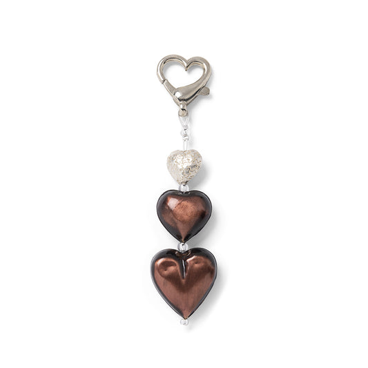 Autumn Hearts Bag Charm