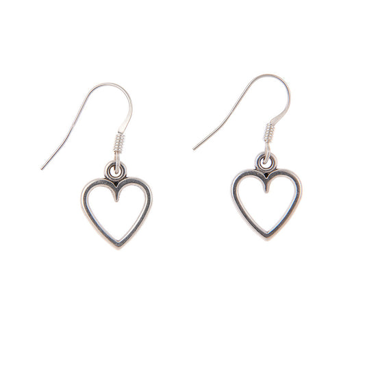 Open Heart Earrings
