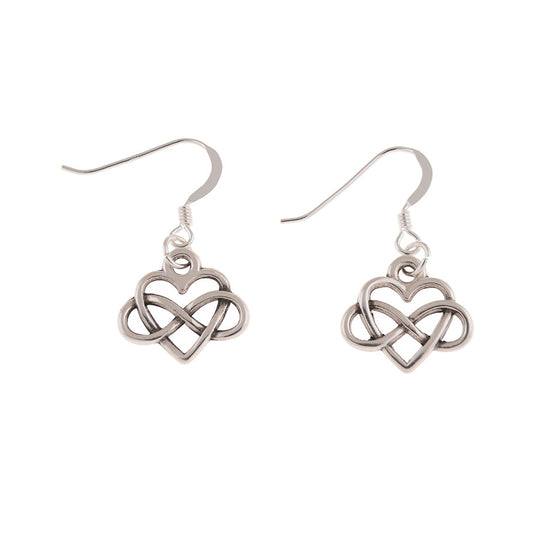 Infinity Heart Earrings
