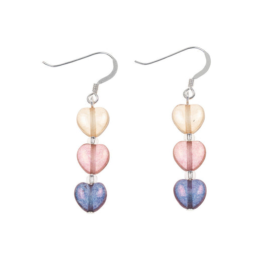 Lustre Hearts Earrings