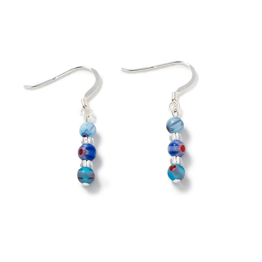 Mini Millefiori Earrings