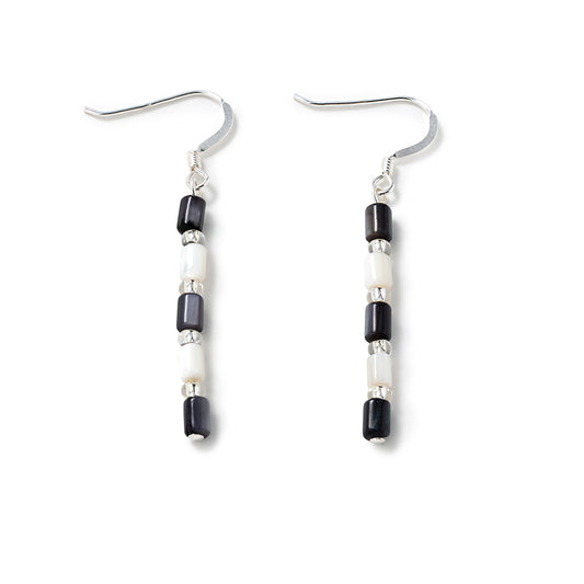 Monochrome Seashell Earrings