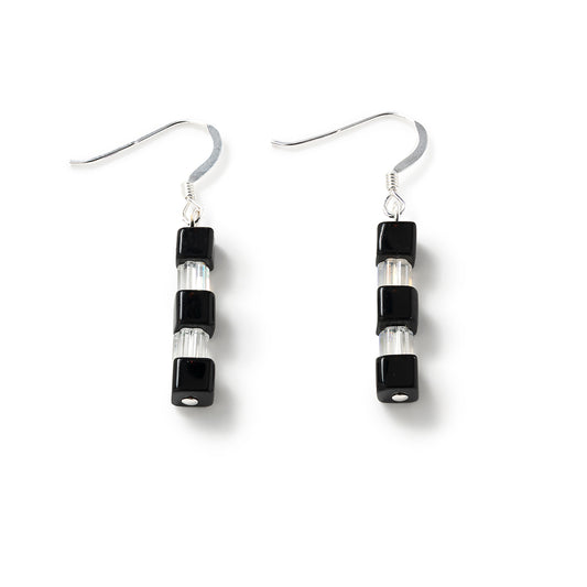 Monochrome Geo Earrings