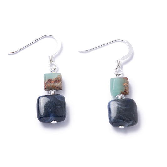 Geo Gemstone Earrings