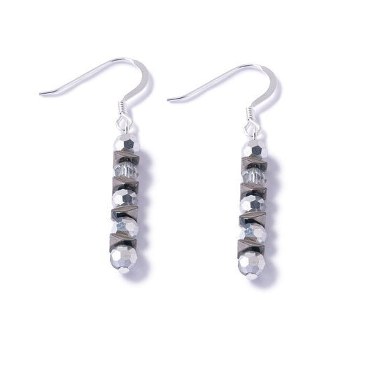 Silver Sparkle Earrings