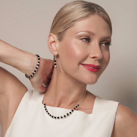 Monochrome Geo Necklace