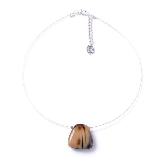 Autumn Glass Pendant Necklace
